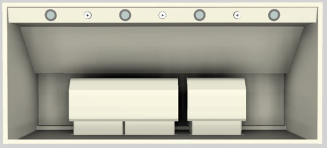 Vent-A-Hood® 54" Biscuit Wall Mounted Range Hood-2