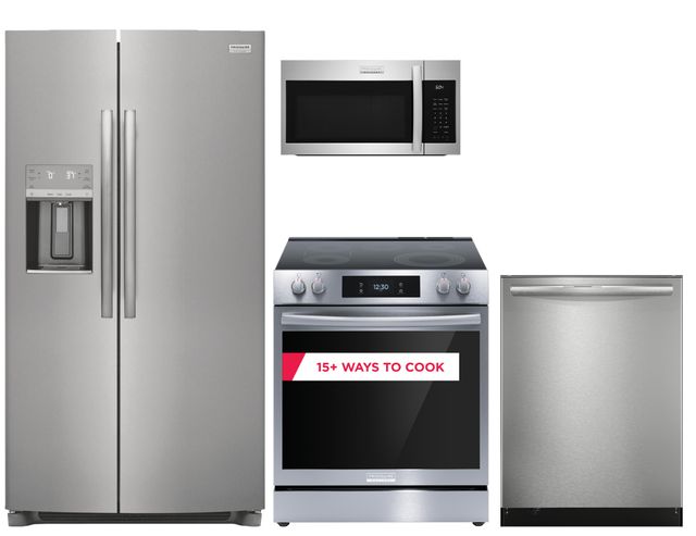 Frigidaire Gallery® 4 Piece Smudge-Proof® Stainless Steel Kitchen Package-0