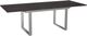 Amisco Customizable Burton 96" Rectangular Extendable Table with 1" Thermo Fused Laminate Top and 1 Leaf-1