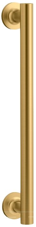 KOHLER® Purist® Vibrant Brushed Moderne Brass 14" Pivot Shower Door Handle-0