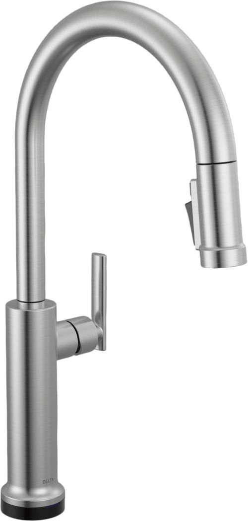Delta Altado™ Arctic Stainless Touch2O® Technology Bar/Preparation Kitchen Faucet with Touchless Technology-2