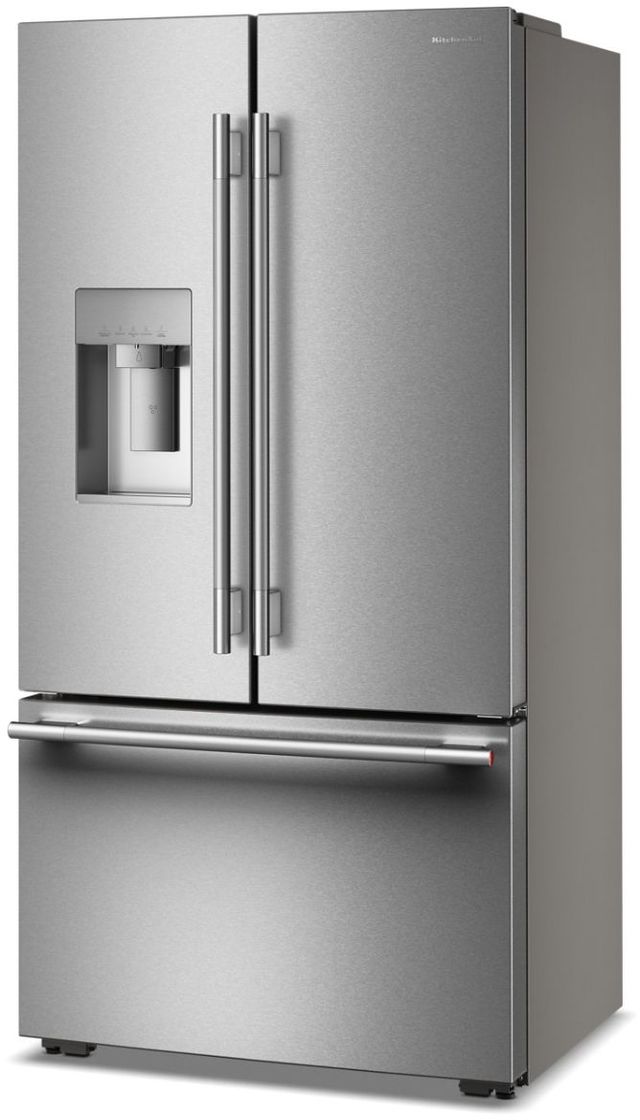 KitchenAid® 36" 23.9 Cu. Ft. PrintShield™ Stainless Steel Counter Depth French Door Refrigerator with External Water Dispenser-2
