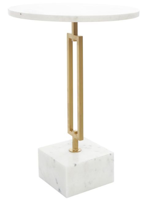 Deco Marche White Accent Table-0