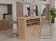 International Furniture Direct Seating Gold/Green Bar Stool-1