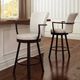 Amisco Customizable Cardin Swivel Spectator Stool-2