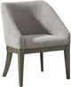 Liberty Furniture Cascade Falls Gray Mist/Satin Espresso Upholstered Side Chair-0