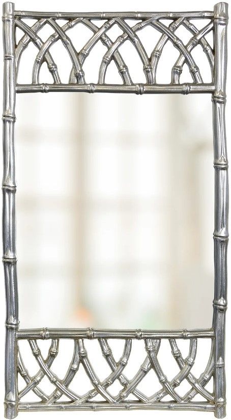 Harp & Finial® Regatta Metallic Silver Mirror-0