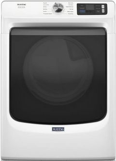 Maytag® 7.4 Cu. Ft. White Front Load Gas Dryer 