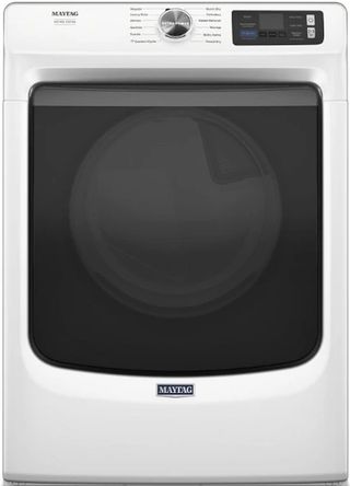 Maytag® 7.4 Cu. Ft. White Front Load Gas Dryer 