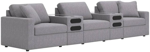 Signature Design by Ashley® Modmax 5-Piece Granite Modular Sectional with Audio Consoles-0