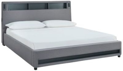 Signature Design by Ashley Verishaw Gray Full Upholstered Panel Bed Signature Design by Ashley Verishaw Gray Full Upholstered Panel Bed