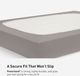 BEDGEAR® Dri-Tec® Gray California King Foundation Cover-4