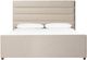 Four Hands Daphne Alcala Taupe King Upholstered Panel Bed-1