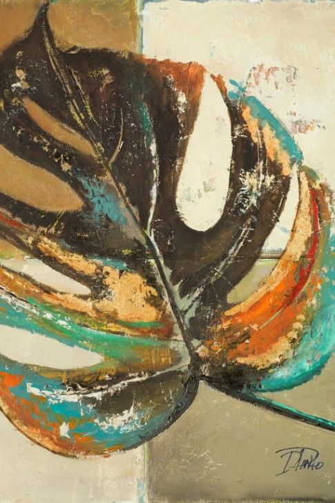 Classy Art Contemporary Leaves II by Patricia Pinto Wall Art-0