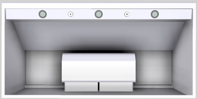 Vent-A-Hood® 48" White Wall Mounted Range Hood-3