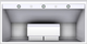 Vent-A-Hood® 48" White Wall Mounted Range Hood-3