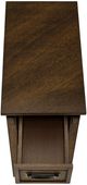 Monarch Specialties Inc. Brown Walnut Veneer 2-Tier Narrow End Table-4