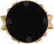 A & B Home Gold/Green Round Tray-2