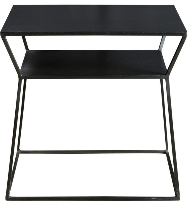 Moe's Home Collection Osaka Matte Black Side Table-0