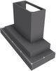 Vent-A-Hood® 54" Gunsmoke Contemporary Wall Mount Range Hood-2