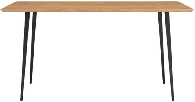 Signature Design by Ashley® Gretlynn Natural Dining Table with Black Base-1