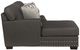 Jackson Furniture Crawford 2-Piece Metal Left-Arm Facing Loveseat Sectional and Chaise-2