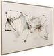 Bassett Mirror Gascon Beige Framed Canvas Wall Art-1