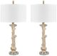 Crestview Collection Forrester 2-Piece Beige Table Lamp Set-0