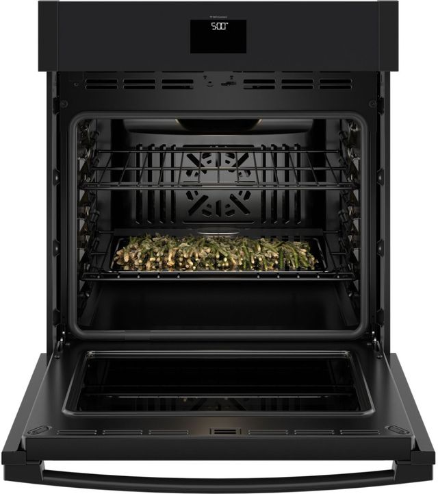 GE® 27" Black Single Electric Wall Oven-3