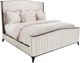 Michael Amini® Paris Chic Ivory Queen Channel Tufted Panel Bed-2