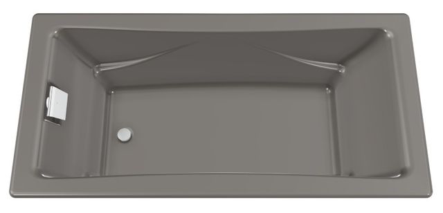 KOHLER® Tea-for-Two® Thunder Gray 72" x 36" Drop-In Bath-2