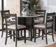 Jofran Inc. Altamonte Brushed Gray Ladderback Counter Stool-1