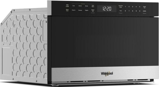Whirlpool® 1.3 Cu. Ft. Stainless Steel Microwave Drawer with Sensor Cooking-2