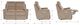 La-Z-Boy® Emmons Pewter Power Reclining Loveseat with Headrest and Lumbar-2