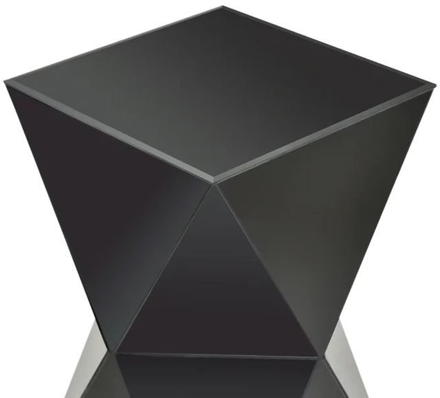 Stylecraft Black Glass Side Table-4
