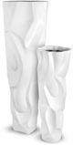 Le Present Lux Textura White 36" Planter-1