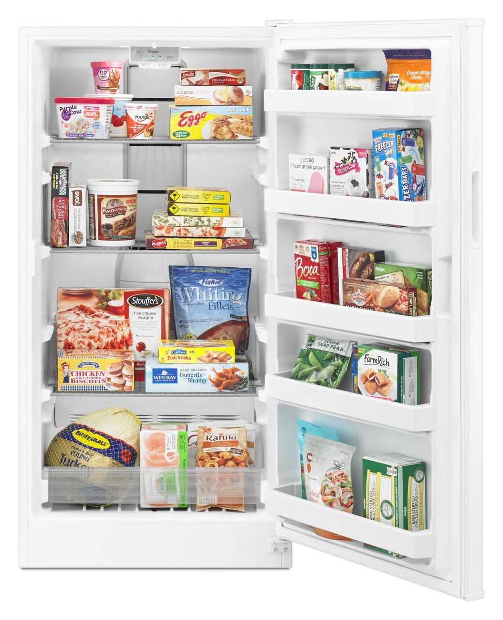 Whirlpool 16 cu. ft. Upright Freezer with Drawer System - Thumbnail 2