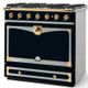 La Cornue CornuFe´ 90 36" Dark Navy Blue Slide In Dual Fuel Range-1