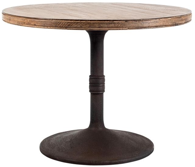 Nest Home Collections Sadie Antique Natural 48" Counter Table with Iron Base-0
