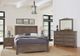 Vaughan-Bassett Cool Farmhouse Gray King Panel Bed-1