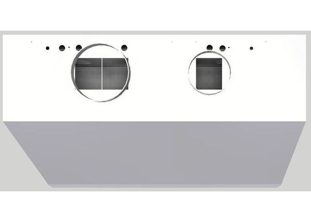 Vent-A-Hood® 48" White Wall Hood-2