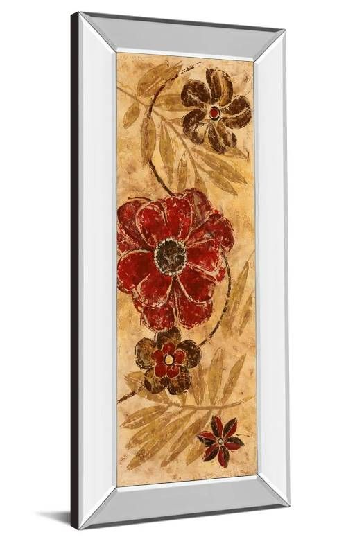 Classy Art Touch Of Honey II by Maria Donovan Mirror Framed Wall Art-1