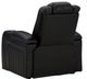 Signature Design by Ashley® Caveman Den Midnight Power Recliner with Adjustable Headrest-3