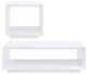 Coaster® Paseo 2-Piece White High Gloss Occasional Table Set-0