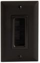 Sanus® Black Cable Management Brush Wall Plate-0