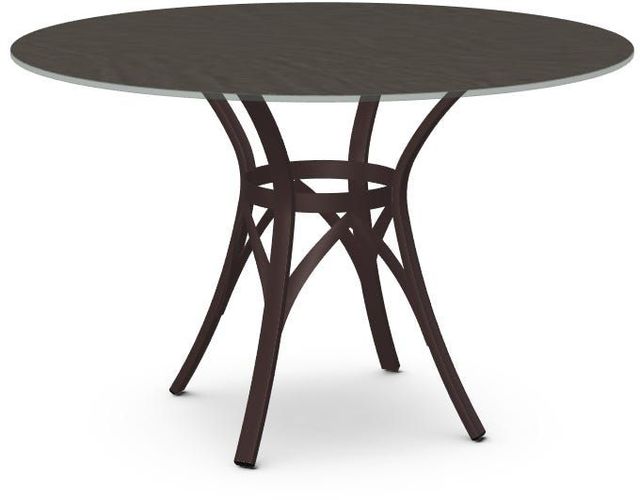 Amisco Customizable Kai 48" Starstone Top Round Table-0