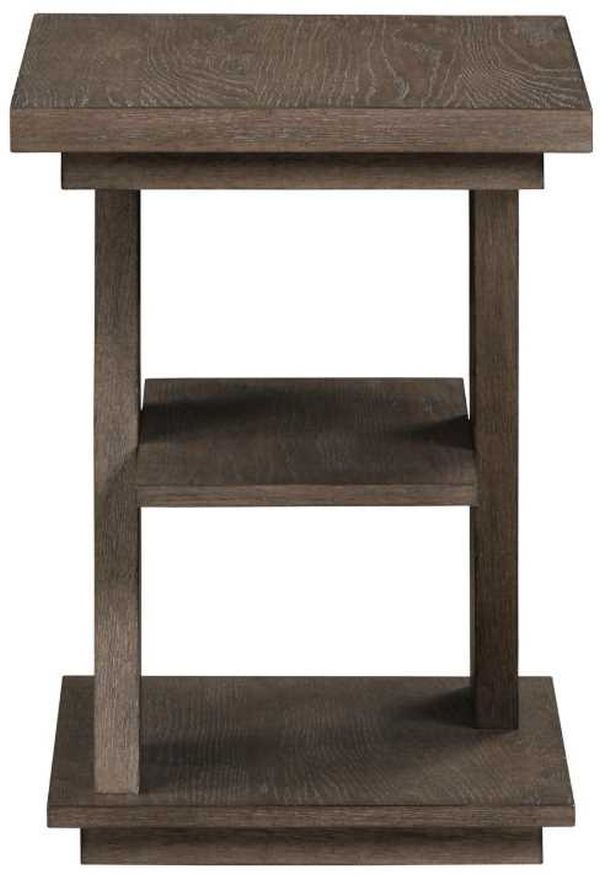 Liberty Furniture Aspen Sky Weathered Saddle Brown Chairside Table-3