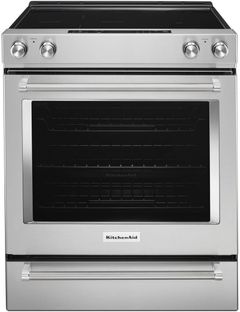 KitchenAid® 30" Stainless Steel Slide In Electric Range