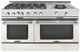 Capital Cooking™ Grand Chef 60" Stainless Steel Sealed Burner Pro Style Gas Range with Open Power Wok-0
