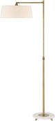 Uttermost® Branch Out Antique Brushed Brass Floor Lamp-3